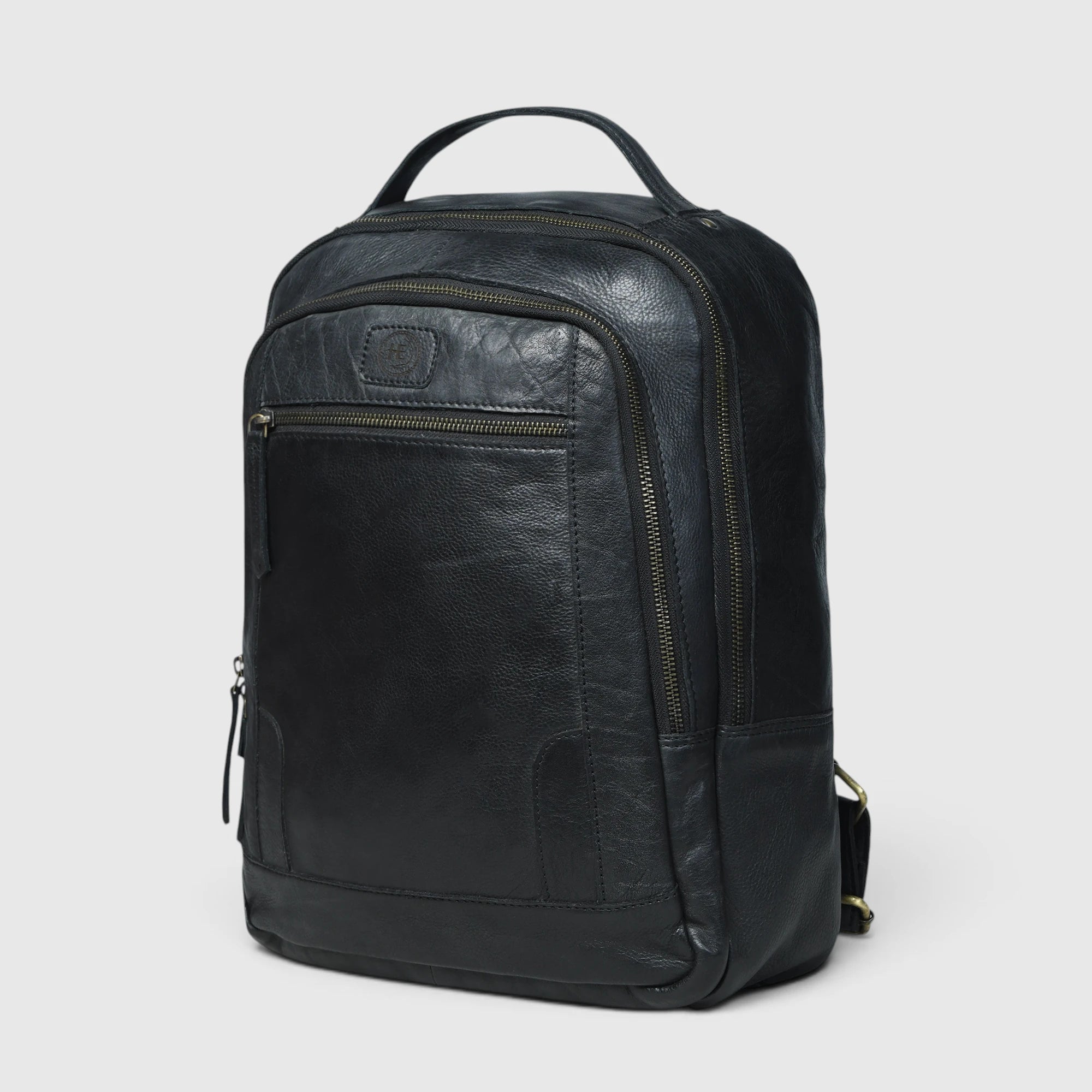Hestern Trailmark Leather Backpack – Black color